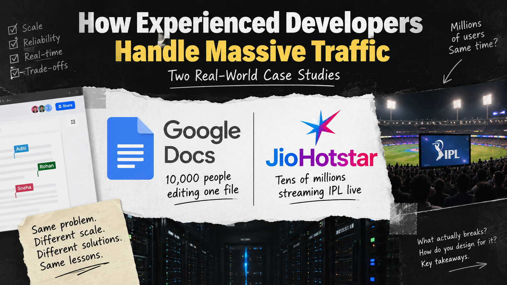 How Experienced Developers Handle Massive Traffic